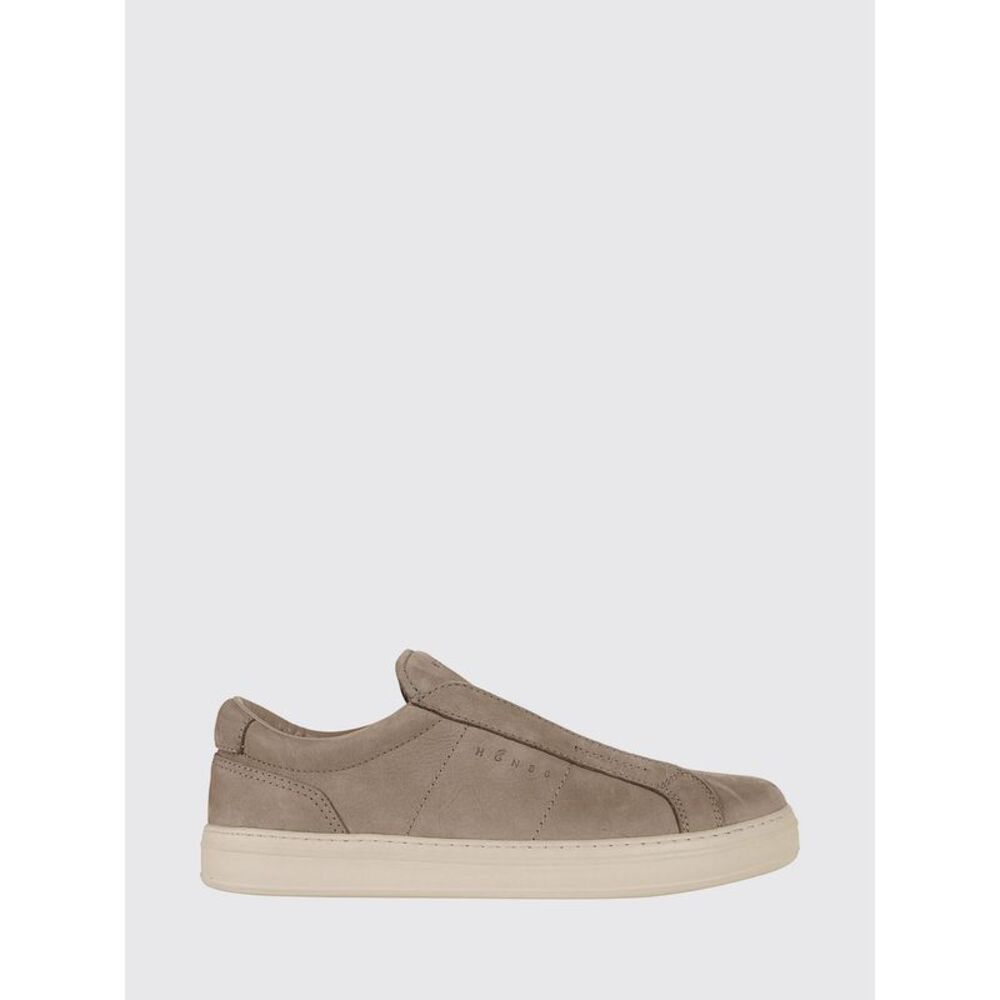 Hogan Men H668 Slip-On Hogan Sneakers In Suede And Nubuck With Elastic Inserts